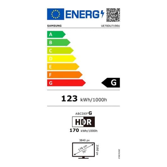 SAMSUNG 70DU7190 - TV 70