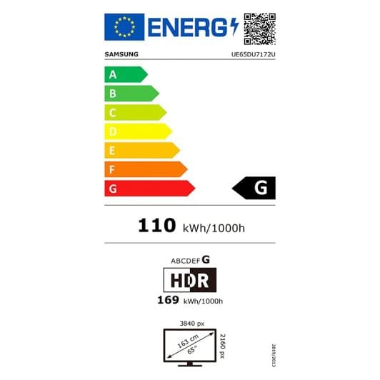 SAMSUNG 65DU7172 - TV 65