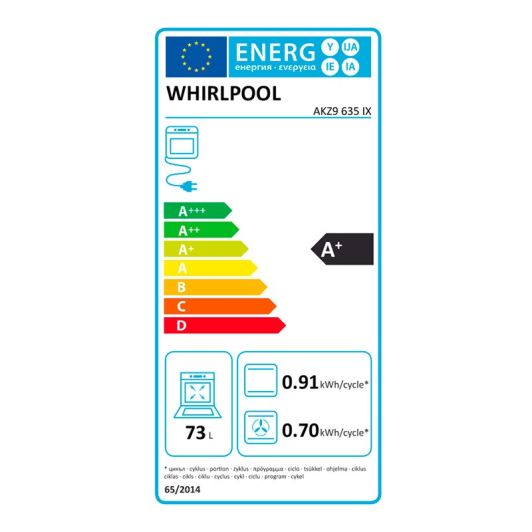 Four WHIRLPOOL pyrolyse AKZ9635IX