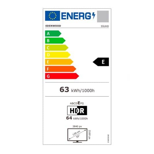 EDENWOOD ED55A09UHD-EL - TV UHD 4K 55