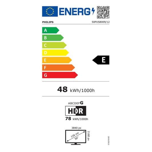 PHILIPS 50PUS8009 - TV 4K 50