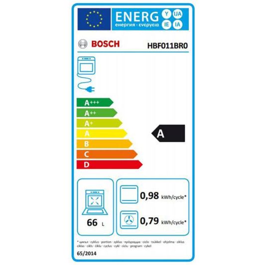 FOUR  A CHALEUR TOURNANTE BOSCH HBF011BR0 (EMAIL )