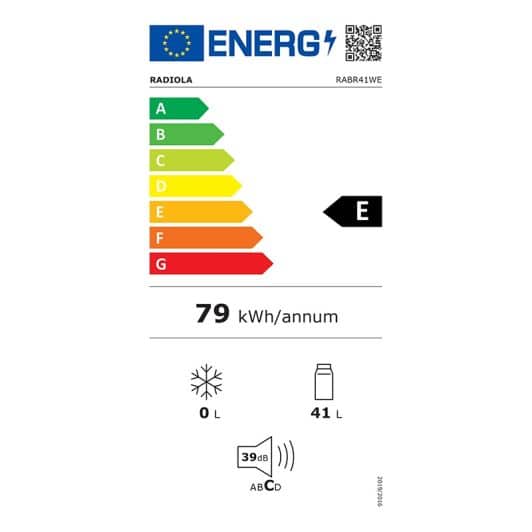 Mini-réfrigérateur RADIOLA RABC41WE (E/41L)