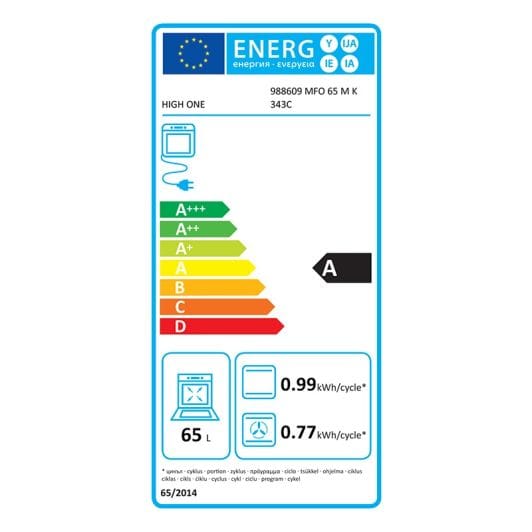 Four émail HIGH ONE MFO 65 M K 343C