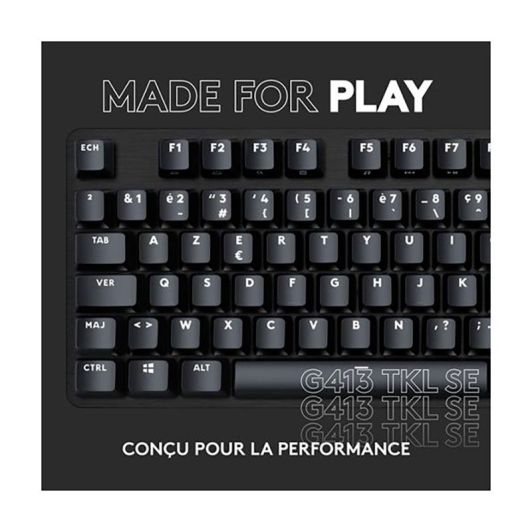 Clavier gamer LOGITECH G413 TKL SE mécanique