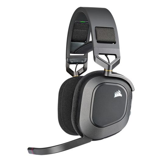 Casque gaming CORSAIR HS80 CARBON RGB WL