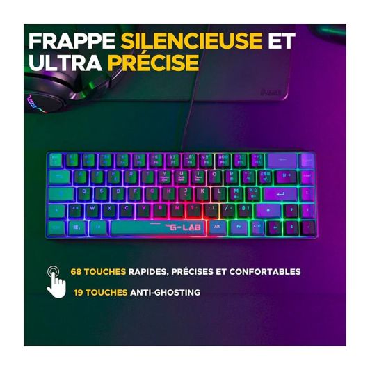 Pack Clavier & Souris G-LAB Hydrogen