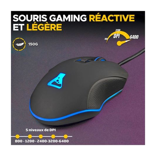 Pack Clavier & Souris G-LAB Hydrogen