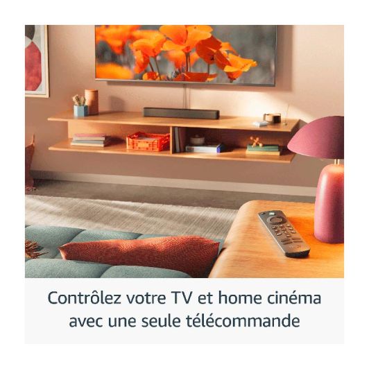 Passerelle Multimédia FIRE STICK TV AMAZON HD 2024 avec télécommande