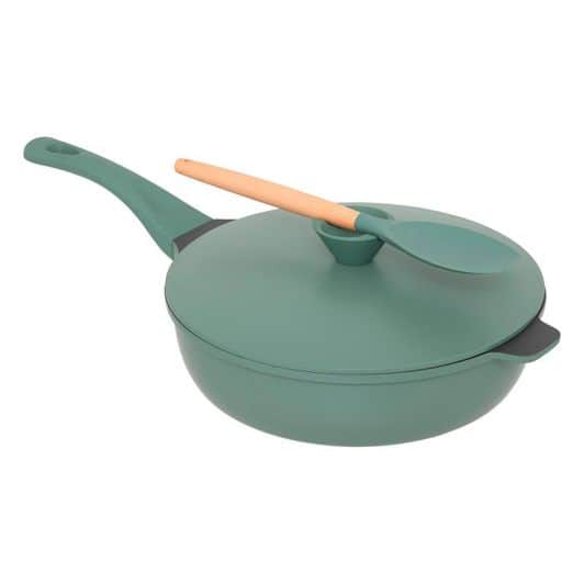 Sauteerpan 28 Cm + mand Groen