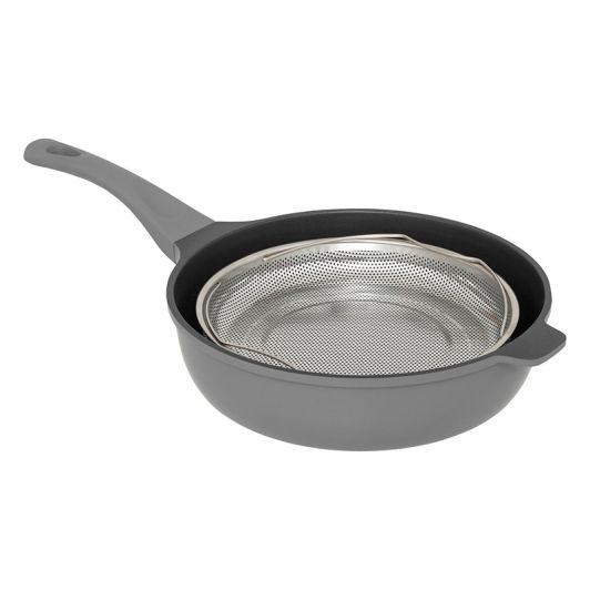 Sauteerpan 28cm + Mand