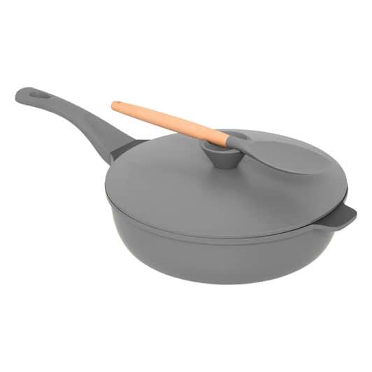 Sauteerpan 28cm + Mand