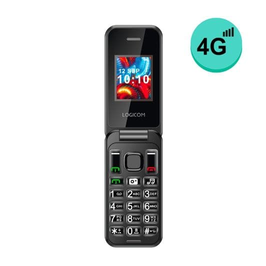 Mobiel LOGICOM Fleep 450 Zwart 4G