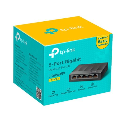 SWITCH  TP LINK LS1005G - 5 poorten