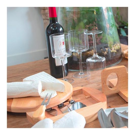 Plateau fromage pivotant + ustensiles