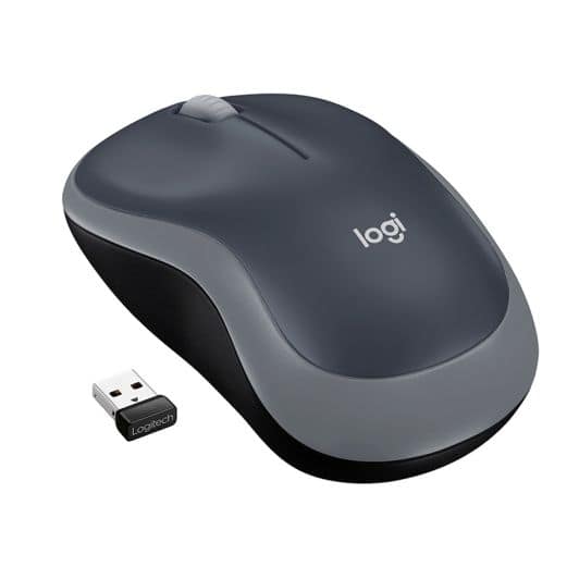 Souris sans fil LOGITECH M185 grise