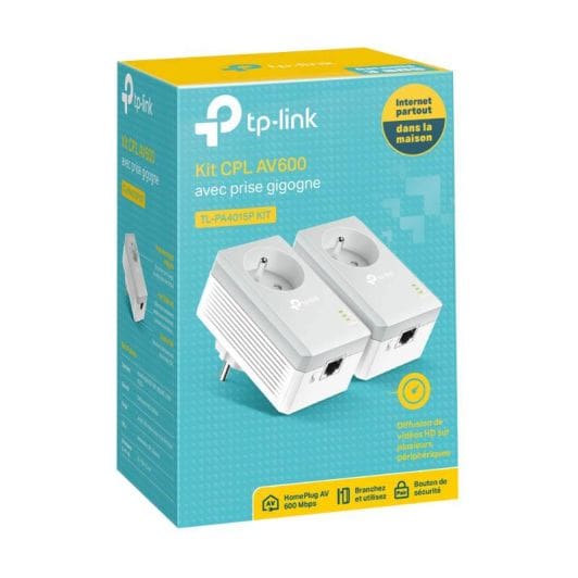 CPL DUO TP LINK 500 Mbits/s met stekker TL-PA4015PKIT