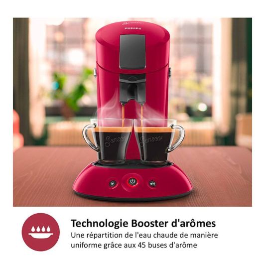 KOFFIEZETAPPARAAT SENSEO HD6553/81 rood 