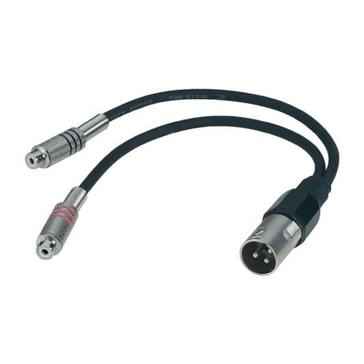 Snoer SEDEA 2 RCA FEMALE/ 1 XLR MALE