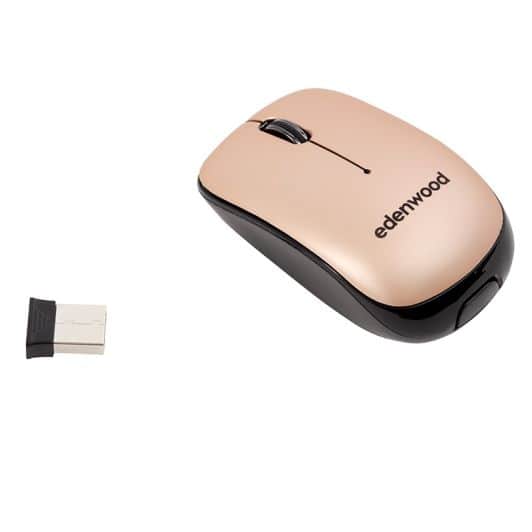 Souris sans fil Mini 2 capots silenciense EDENWOOD MMSBG01