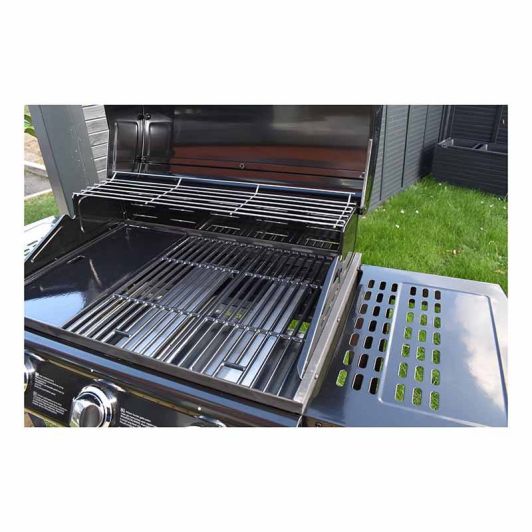 BARBECUE Gaz 3 brûleurs + plancha