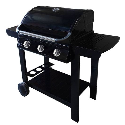 BARBECUE Gaz 3 brûleurs + plancha