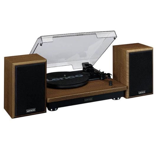 Platine vinyle LENCO LS-100WD avec haut-parleurs