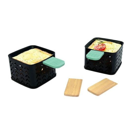 Raclette kaars duo