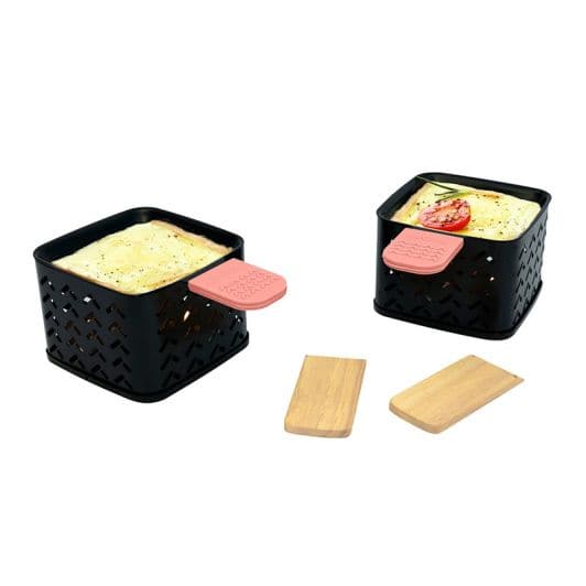 Raclette kaars duo