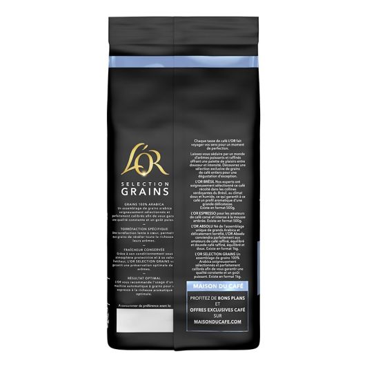 Café grains L'OR Selection grains 1kg