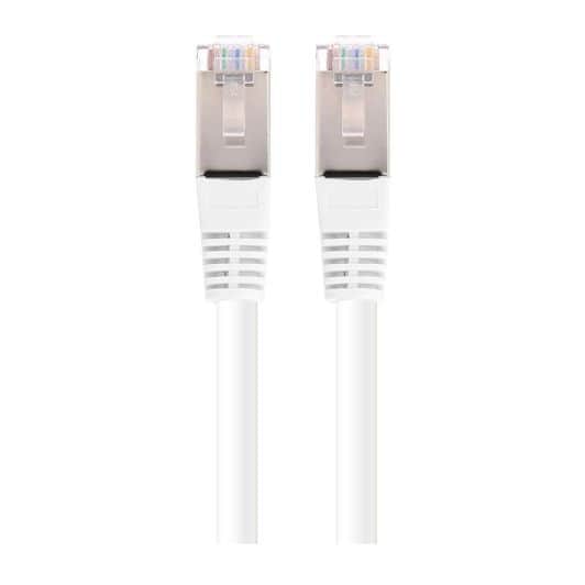 Câble RJ45 ethernet EDENWOOD 100Mb droit blanc 30m