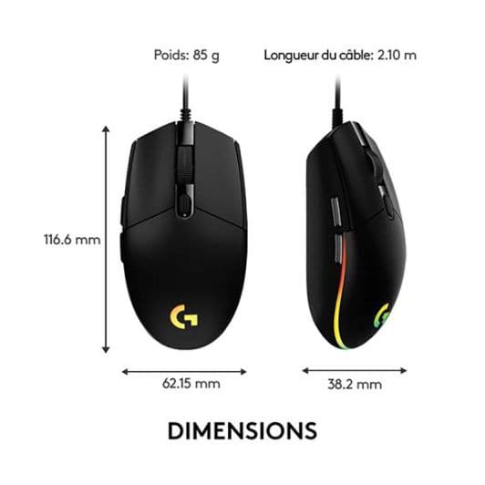 Souris LOGITECH G203