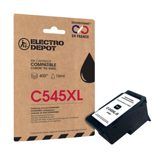 Compatibel ELECTRO DEPOT inktcartridge Canon C545 zwart XL 