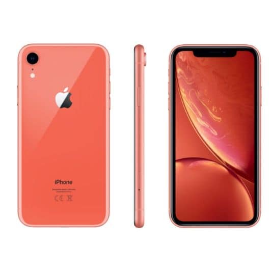 APPLE iPhone XR 64Gb koraal Refurbished Grade eco + cover