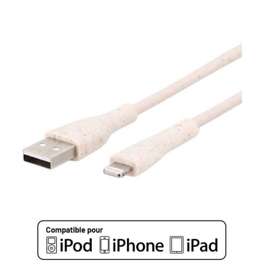 CABLE EDENWOOD LIGHTNING 1M RECYCLED MATERIALS APPLE CERTFIFIED 