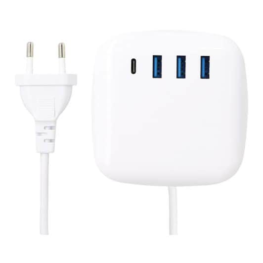 CHARGEUR SECTEUR 3 USB A ET 1 USB -C 33W