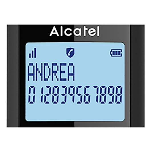 Téléphone solo avec répondeur ALCATEL F860 Voice noir