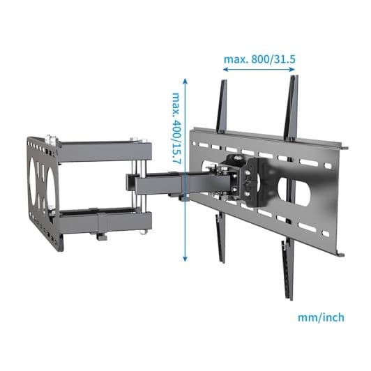 Muursteun EDENWOOD D3 106 tot 218 cm met uittrekbare arm