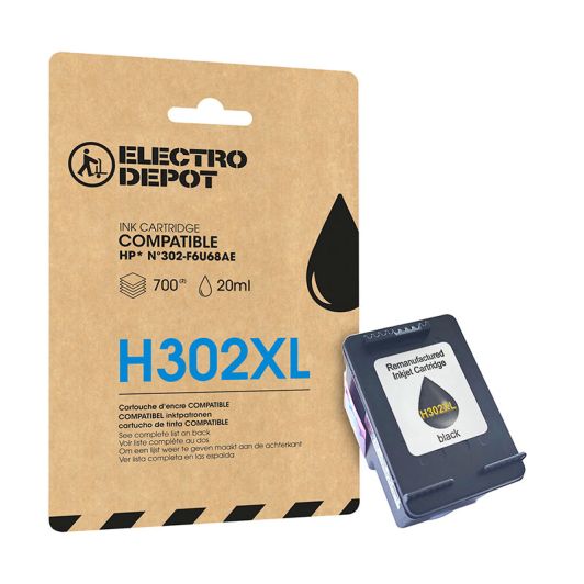 inkt Cartridge ELECTRO DÉPÔT zwart H302