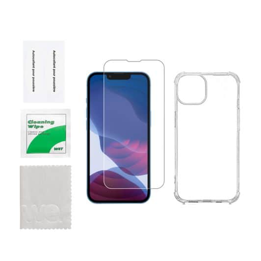 Pack WE VERHARD GLAS+ HOES IPHONE 14