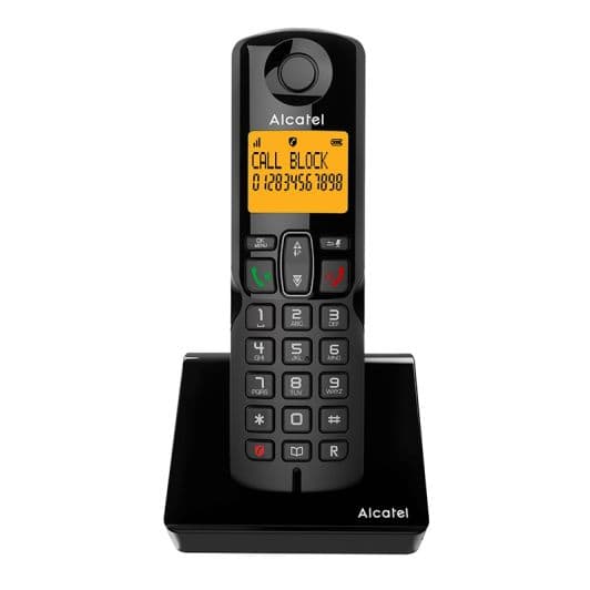 Telefoon solo ALCATEL S280 zwart