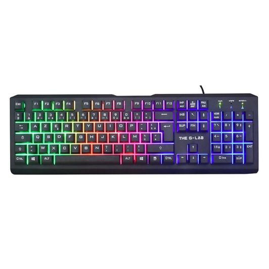 Pack Gamer clavier + souris THE G-LAB Iridium