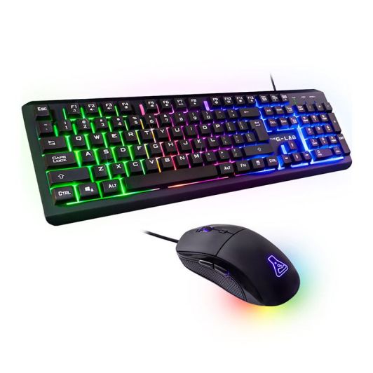 Pack Gamer clavier + souris THE G-LAB Iridium