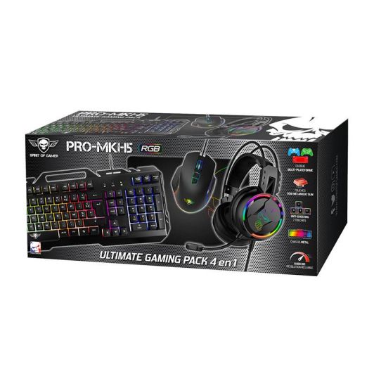 PACK SPIRIT OF GAMER 4 in 1 - PRO-MKH5