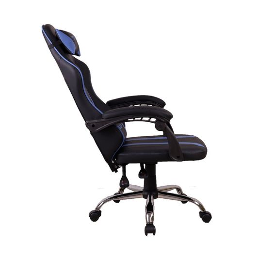 Gaming stoel THE G-LAB K-SEAT NEON blauw en zwart