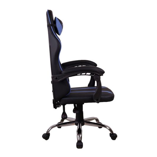 Gaming stoel THE G-LAB K-SEAT NEON blauw en zwart