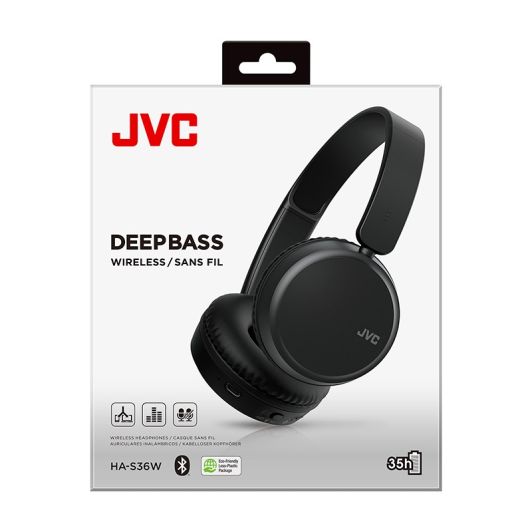 Hoofdtelefoon Bluetooth JVC HA-S36W-B-U 