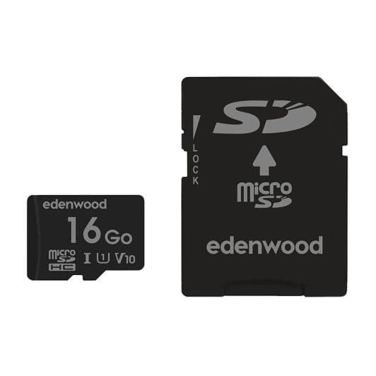 Micro SD-kaart EDENWOOD 16Gb + adapter