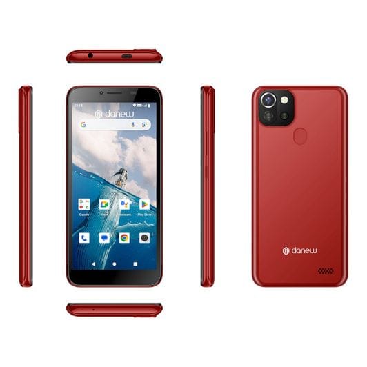 Smartphone DANEW KONNECT 557 32Go rouge