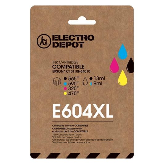 Inktcartridge ELECTRO DÉPÔT pack XL E604 - A